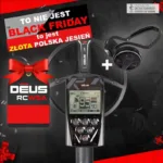 DEUS XP RC MAX  z panelem, stelażem , słuchawkami WSAUDIO i sondą 22cm (9) cali